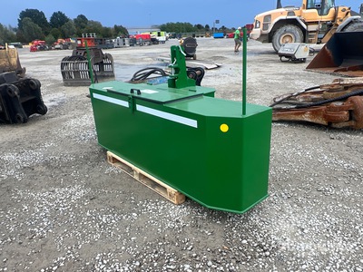 2026 Massepoids COC-S2000 S-series steel three-point counterweight with toolbox (Unused)