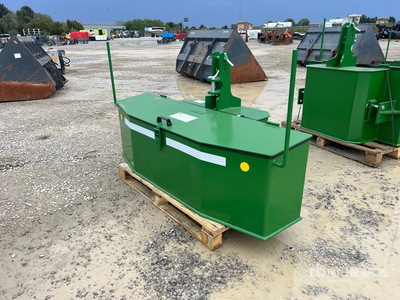 2026 Massepoids COC-J1000 J-series steel three-point counterweight with sloping lid (Unused)