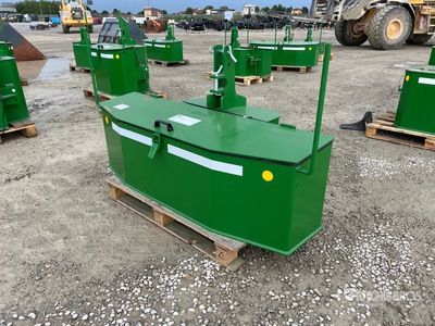 2026 Massepoids COC-J1200 J-series steel three-point counterweight with sloping lid (Unused)