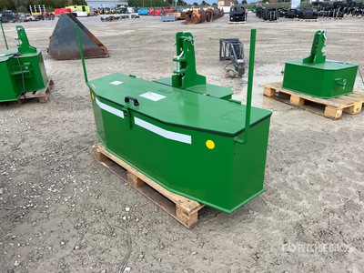 2026 Massepoids COC-J1200 J-series steel three-point counterweight with sloping lid (Unused)