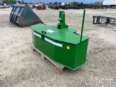 2026 Massepoids COC-J1500 J-series steel three-point counterweight with sloping lid (Unused)