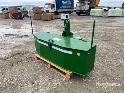 2026 Massepoids COC-J1500 J-series steel three-point counterweight with sloping lid (Unused)