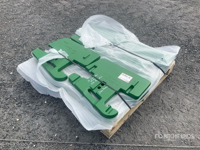 Quantity of (10) 50 Kg Front Counter Weights - To Fit John Deere 農業関連 - その他 (Unused)