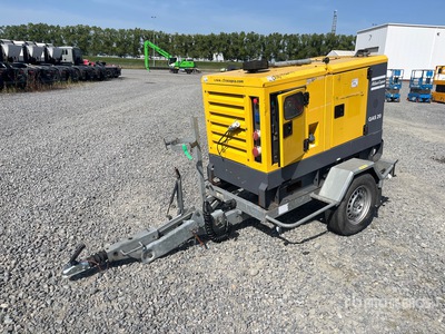 2015 Atlas Copco QAS20 20 kVA Mobile Zestaw prądotwórczy