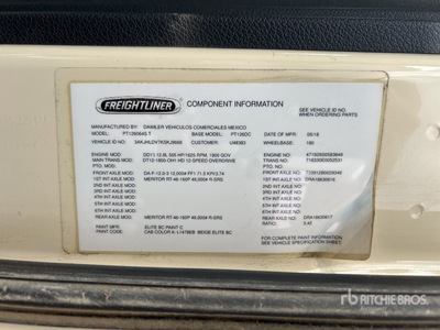 2019 Freightliner Cascadia 126 6x4 Cabeza Tractora Cabina Corta