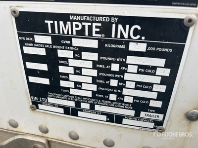 2008 Timpte Super Hopper 40 ft T/A 穀物用トレーラー