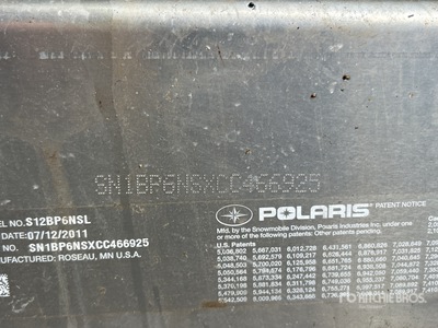 2012 Polaris Pro R 600 スノーモービル