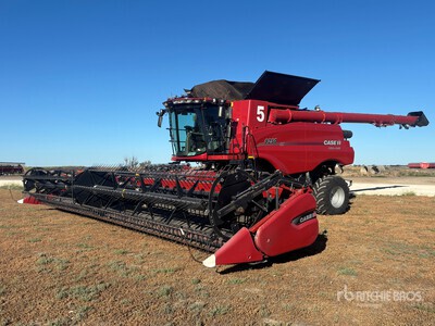 2021 Case IH 8250 w/ 2017 Case IH 3152 40 ft Combine Harvester