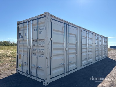 2026 40 ft High Cube Multi-Door Storage Container