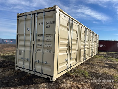 2026 40 ft High Cube Multi-Door Storage Container
