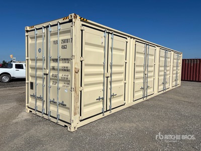 2026 40 ft High Cube Multi-Door Open-Sided One-Way High Cube Multi-Door Contenedor de almacenamiento