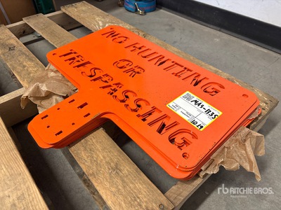 Quantity of (8) 2026 SKLP SK-NHT8 Warning Signs (Unused)