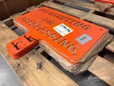 Quantity of (8) 2026 SKLP SK-NHT8 Warning Signs (Unused)