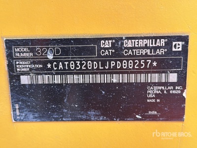2013 Cat 320 D Tracked Excavator