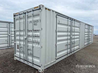 2026 40 ft High Cube Multi-Door Storage Container