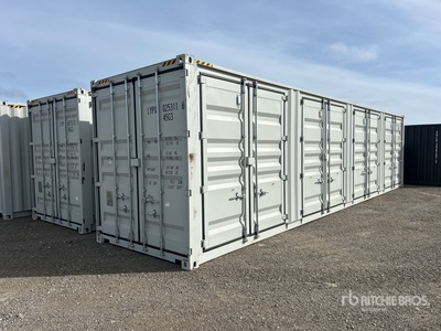 2026 40 ft High Cube Multi-Door Contenedor de almacenamiento
