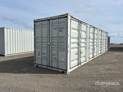 2026 40 ft High Cube Multi-Door Contenedor de almacenamiento