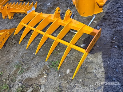 2026 GIYI 46 in Rastrillo para excavadora - Fits CAT 303 (Unused)