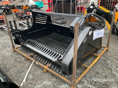 2026 GIYI GY-RP72 72 in Skid Steer Rock Picker (Unused)