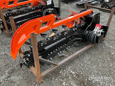 2026 GIYI D39 39 in Mini Skid Steer Trencher (Unused)