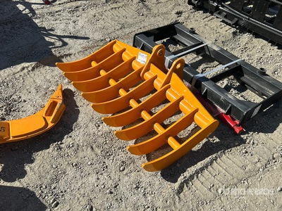 2026 GIYI 44 in Excavator Rake - Fits Cat 305 (Unused)