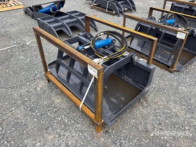 2026 Anton Equipment MINI-HYBZ 48 in Mini Benne avec Grappin pour chargeuse à différentiel (Unused)