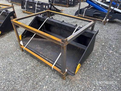 2026 Anton Equipment Bucket 60 in General Purpose Skid Steer Bucket (Unused)