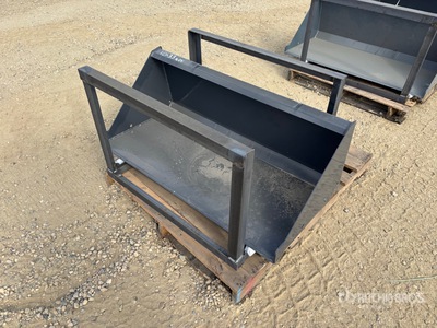 2026 Anton Equipment MINI-HYBZ 47 in Clean up Skid Steer Grapple Bucket (Unused)