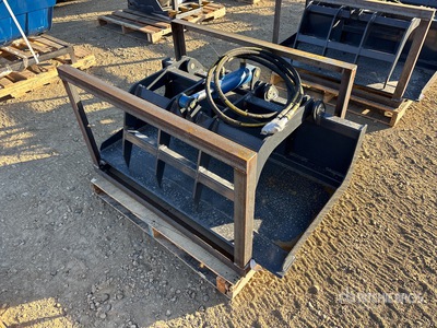 2026 Anton Equipment Mini-HYBZ 49 in Skid Steer Grapple Bucket (Unused)