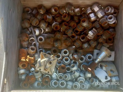 Quantity of 25 & 20mm Galvanized Dome Nuts (Unused)