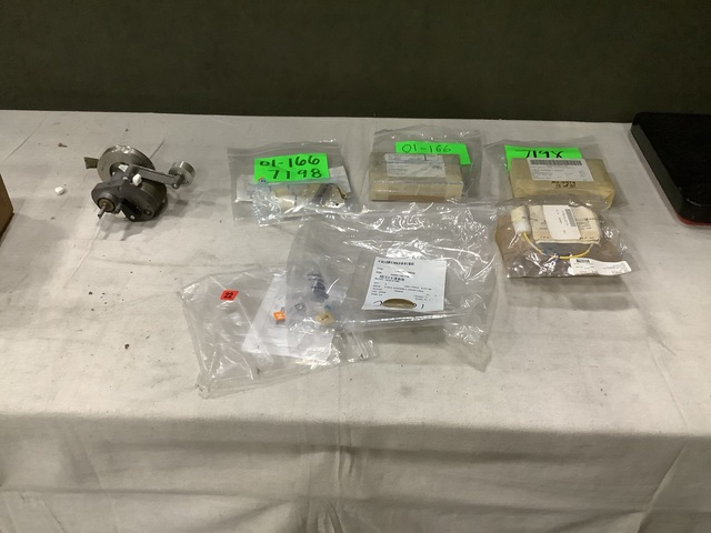 (1) Capstan Assembly, (5) Radio Frequency Cable Assemblies & Assorted Items