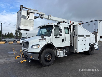 2014 Posi-Plus 800-40 35 ft on 2015 Freightliner M2 106 4x2 Extended Cab Cable Placer Podnośnik Koszowy