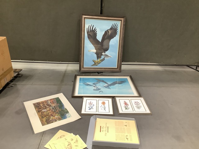 (87) Assorted Prints & Paintings