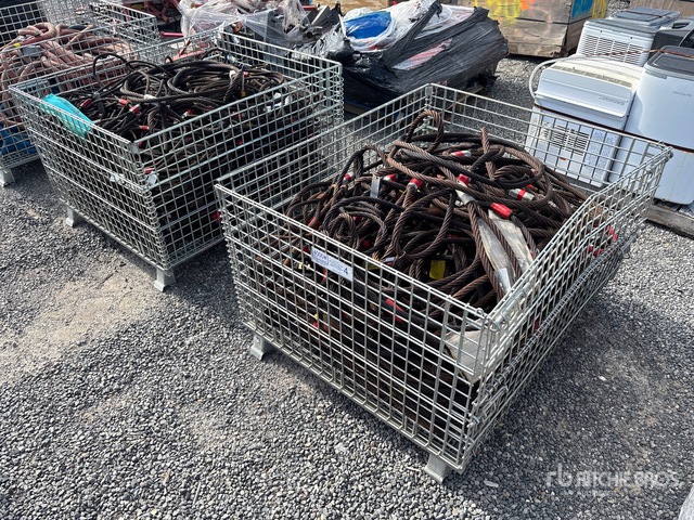 Quantity of (2) Crates of Steel Wire Sling