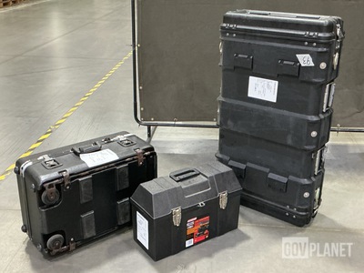 (2) Tool Boxes & (7) Assorted Storage Cases