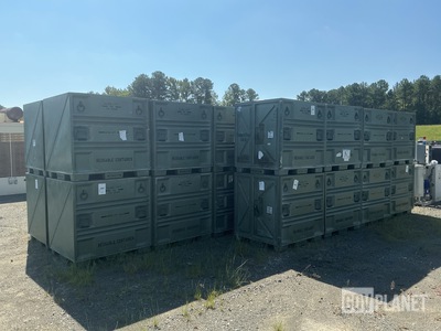 (32) Plastic Research 102440-101 Pallet Containers