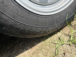 Trailer with Tire Size