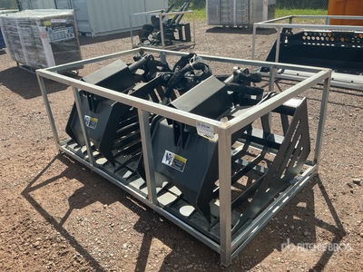 72 in Skeleton Skid Steer Grapple Bucket (Unused)