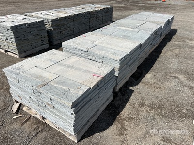 Quantity of (6) Pallets 1 in Thermal Bluestone Pattern