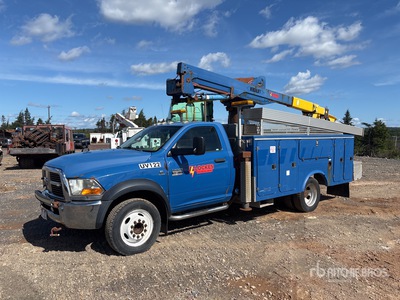 2007 Versalift SST37 EIH 37 ft on 2011 Ram 5500 4x2 Bucket Truck