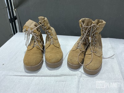 (62) Pairs of Hot Weather Boots & (13) Pairs of Combat Boots