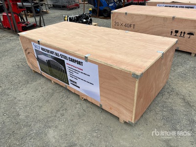 2026 SKLP SK-SC40 20 ft x 40 ft All-Steel Abri Voiture (Unused)