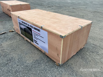 2026 SKLP SK-SC40 20 ft x 40 ft All-Steel Wiata Samochodowa (Unused)