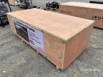 2026 SKLP SK-SC40 20 ft x 40 ft All-Steel Abri Voiture (Unused)