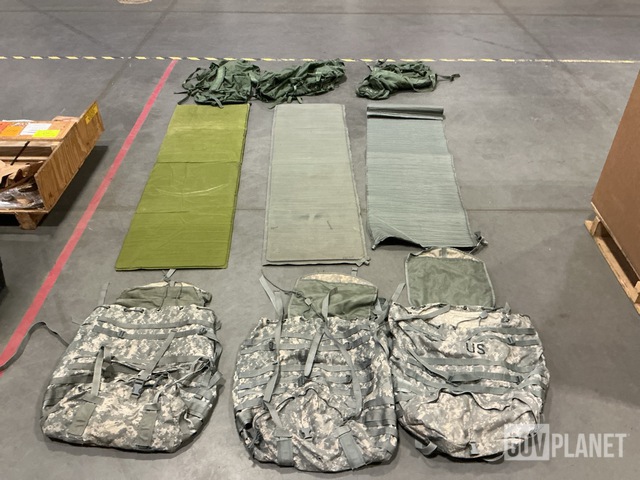 (30) Self-Inflating Sleeping Mats, (45) Duffel Bags & (18) Large Field Rucksacks