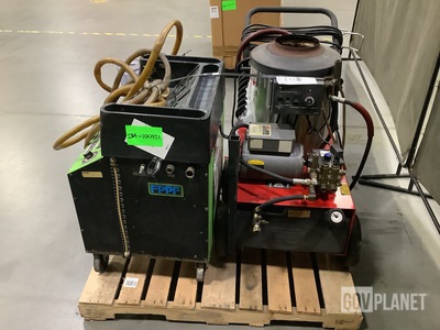 (1) Gylclean Coolant Recycler & (1) Hotsy Power Washer