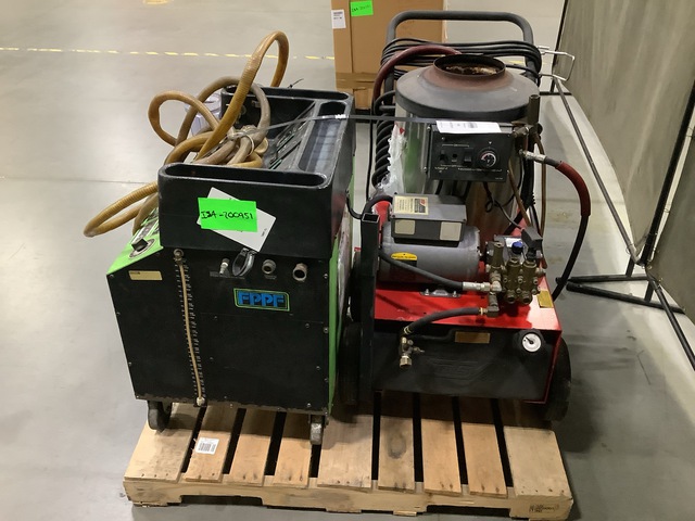 (1) Gylclean Coolant Recycler & (1) Hotsy Power Washer