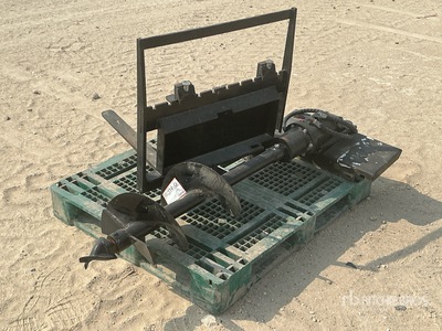 Mini Skid Steer Auger Drive & Forks with Bracket Varios implementos minicargadora (Unused)
