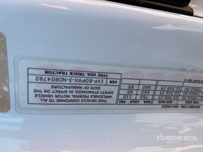 2022 Peterbilt 579 T/A Sleeper Truck Tractor