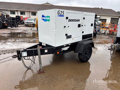 2021 Doosan G25 20 kW Mobile Generator Set